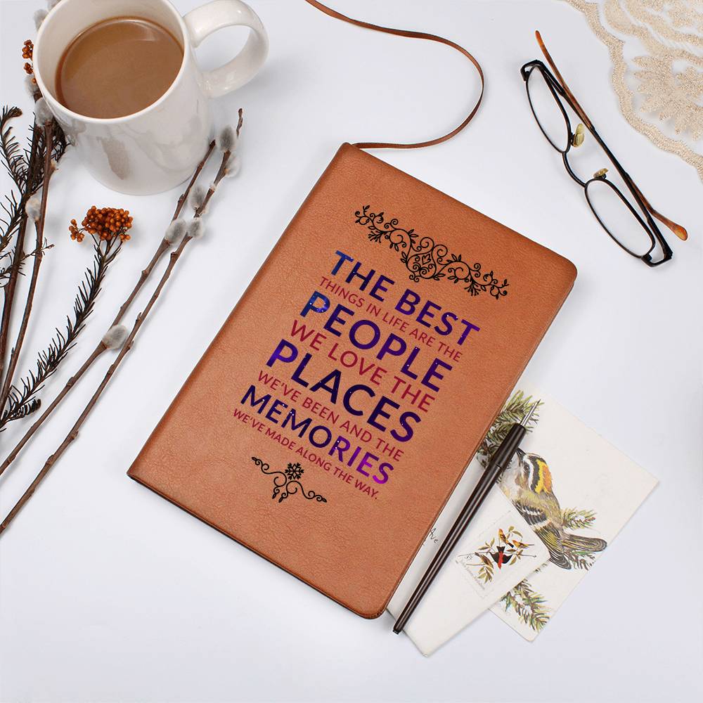 The Best Things In Life Leather Journal