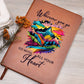 Wherever You Go, Go With All Your Heart Leather Journal