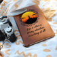 Life Is Either A Daring Adventure or.... Leather Journal