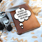 I'm Grateful Thoughts Don't Appear As Bubbles Over My Head Leather Journal