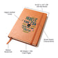 Believe You Can and You're Halfway There Leather Journal