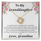 Granddaughter, If I could give you one thing necklace