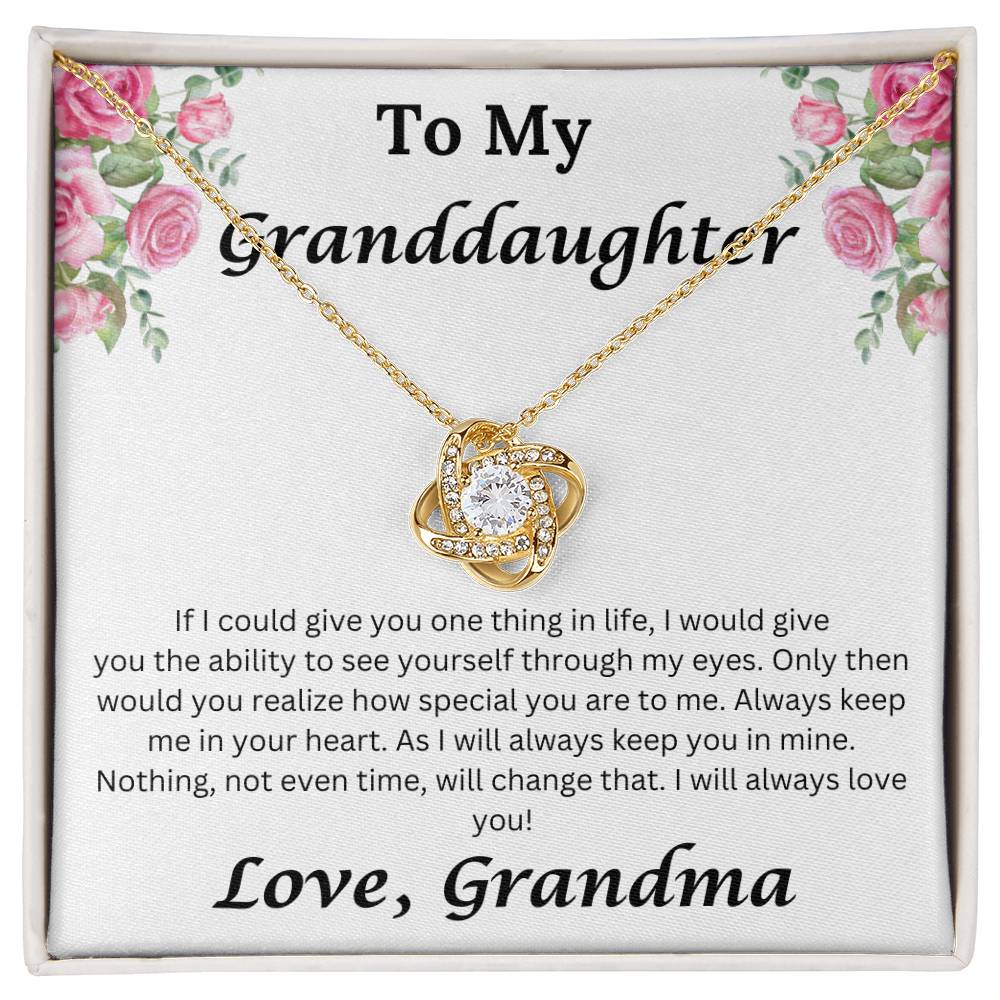 Granddaughter, If I could give you one thing necklace