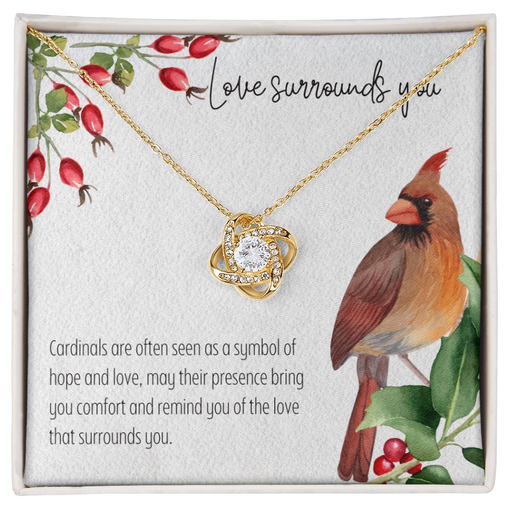 Love Surrounds You Memorial Necklace