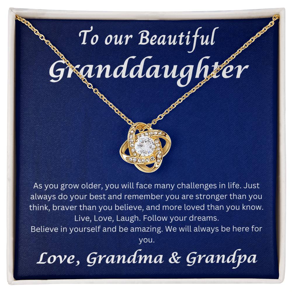 To Our Beautiful Granddaughter Necklace