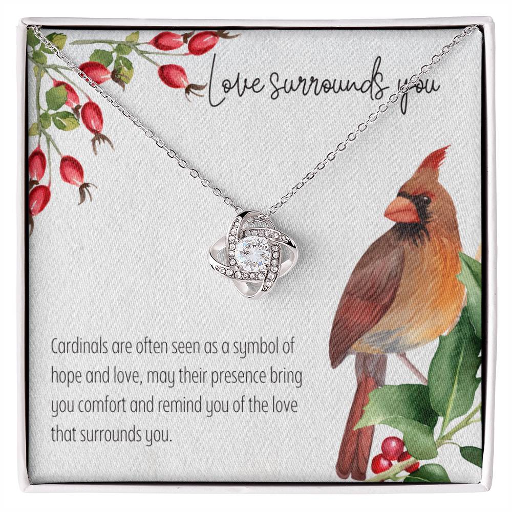 Love Surrounds You Memorial Necklace