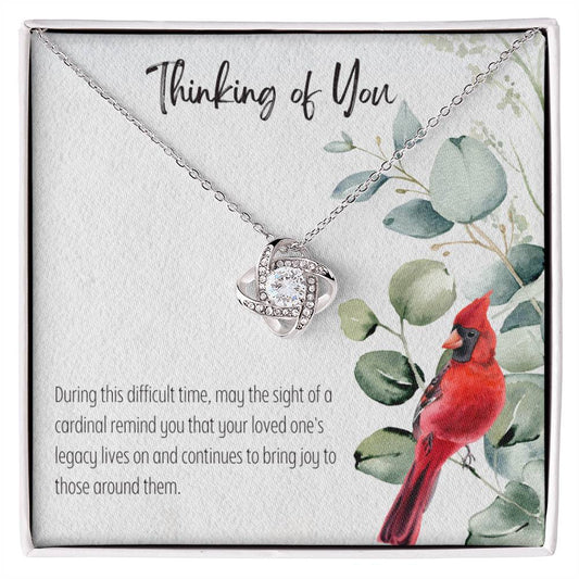 Thinking of You Memorial Necklace