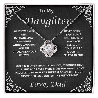 To My Daughter Love Dad
