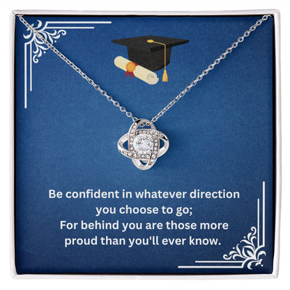 Be Confident In Whatever Direction You Go Graduation Necklace for Her