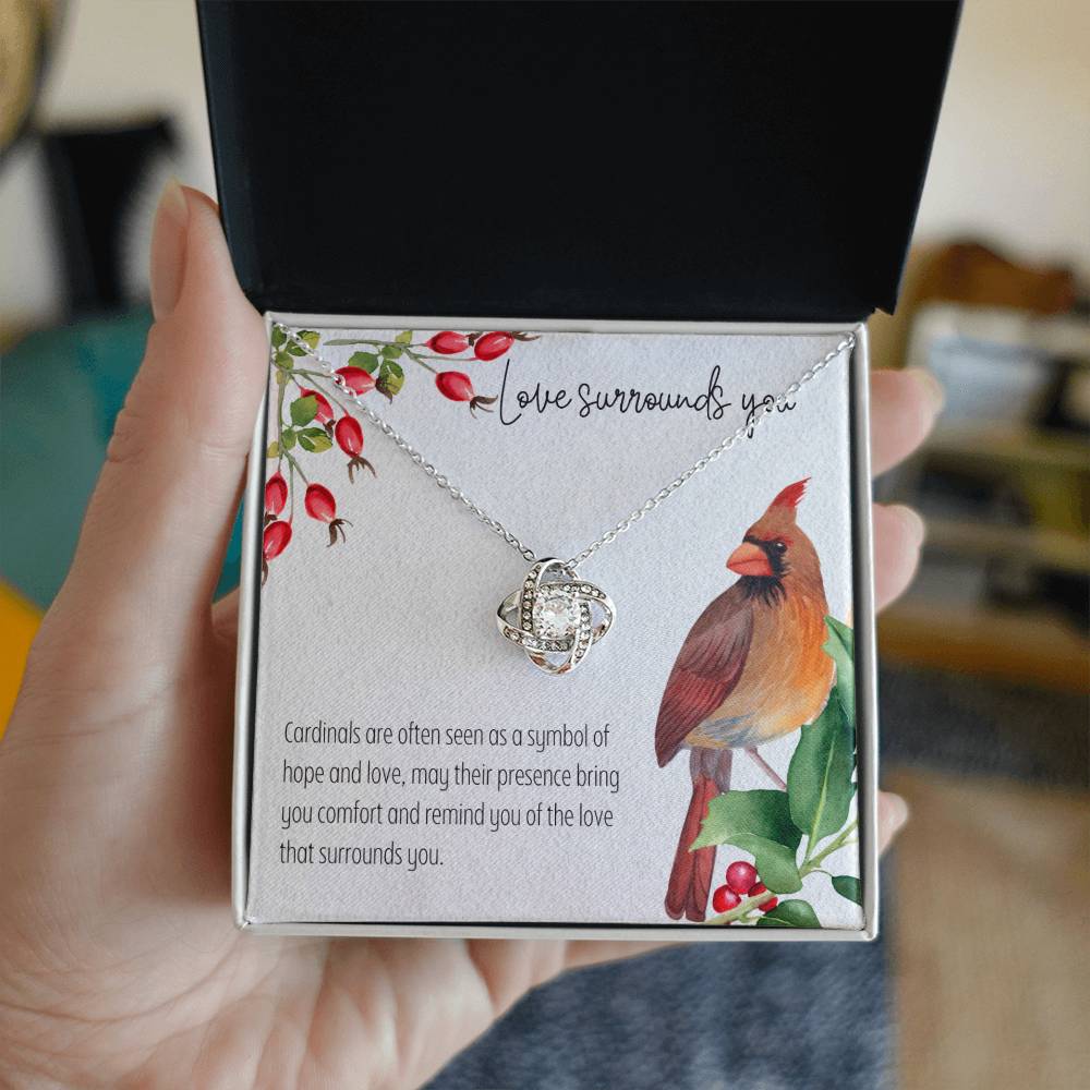 Love Surrounds You Memorial Necklace