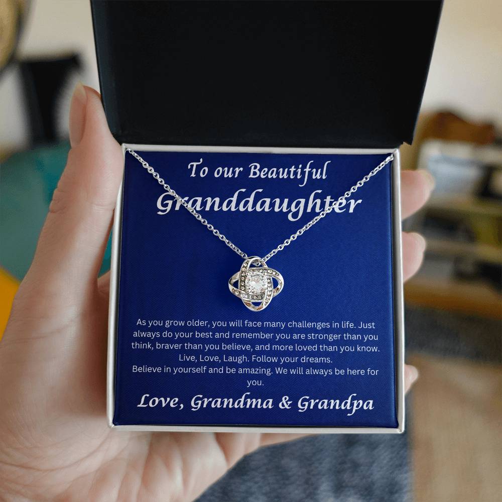 To Our Beautiful Granddaughter Necklace