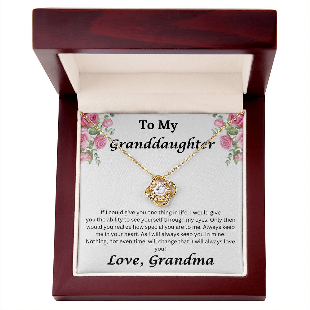 Granddaughter, If I could give you one thing necklace