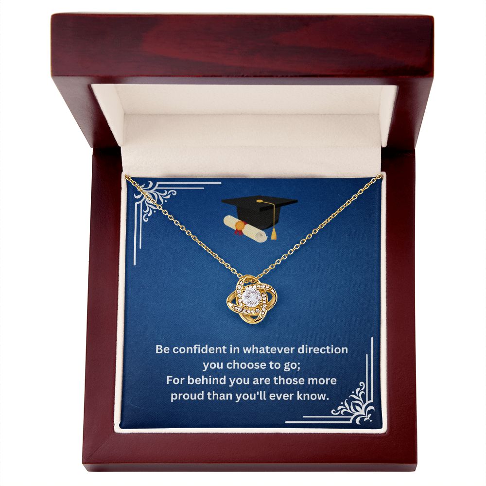 Be Confident In Whatever Direction You Go Graduation Necklace for Her
