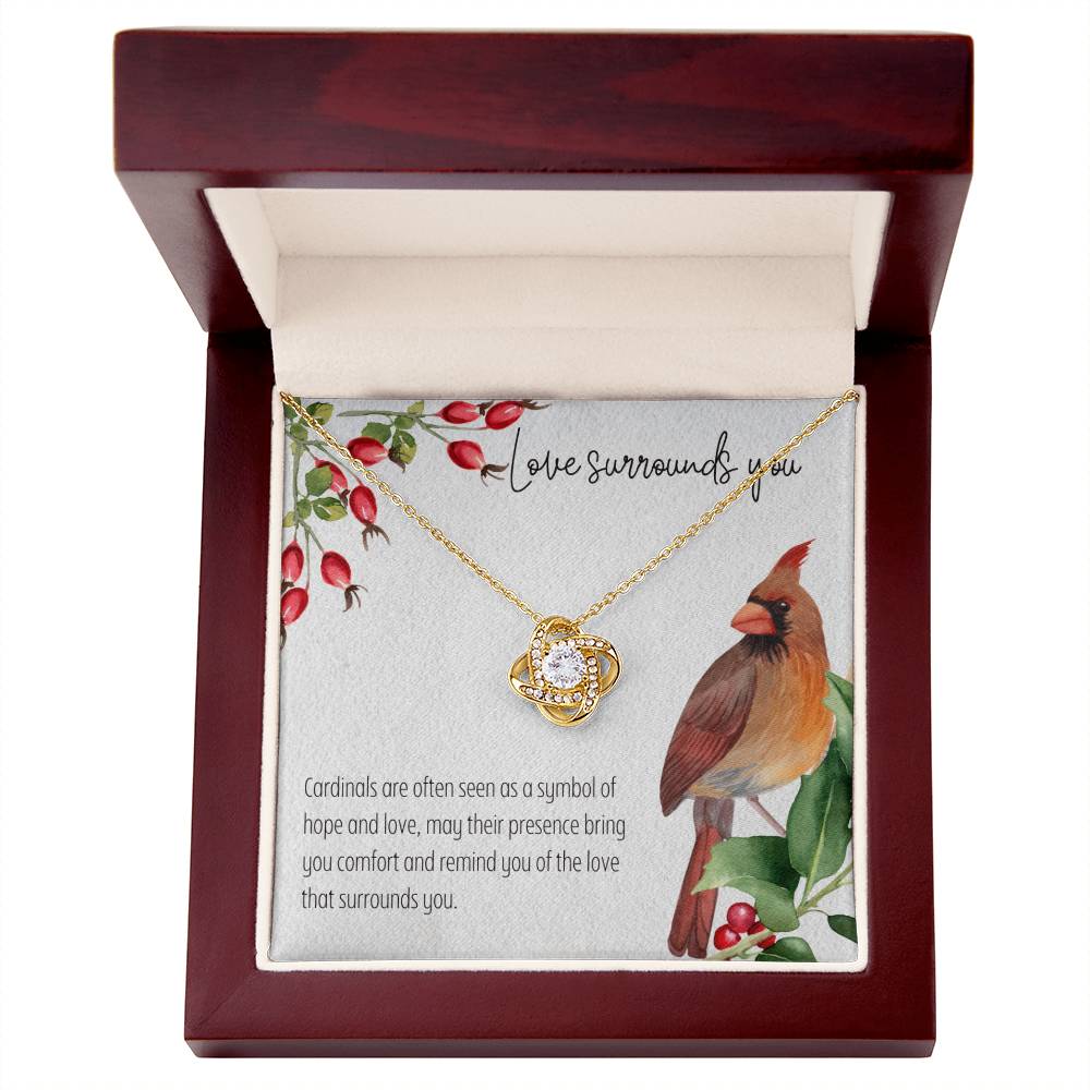 Love Surrounds You Memorial Necklace