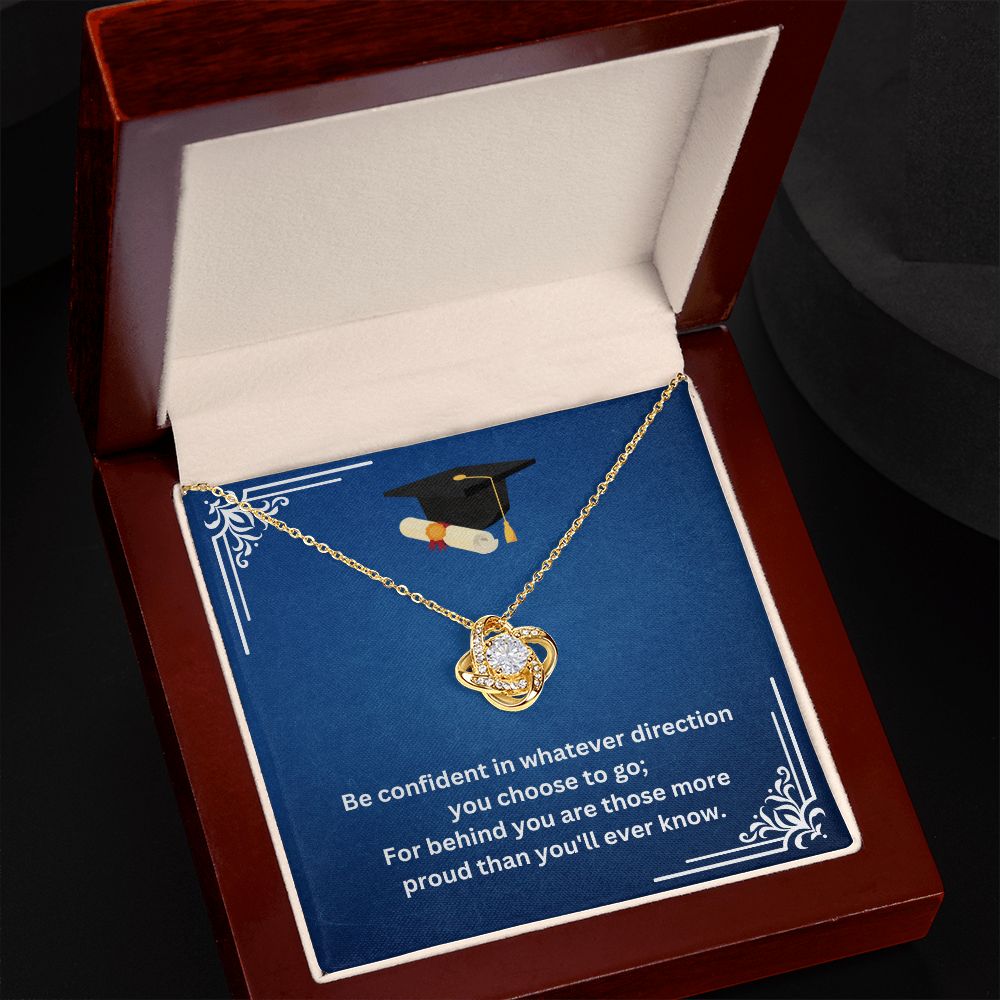 Be Confident In Whatever Direction You Go Graduation Necklace for Her