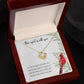 Their Spirit Is With You Love Knot Memorial Necklace