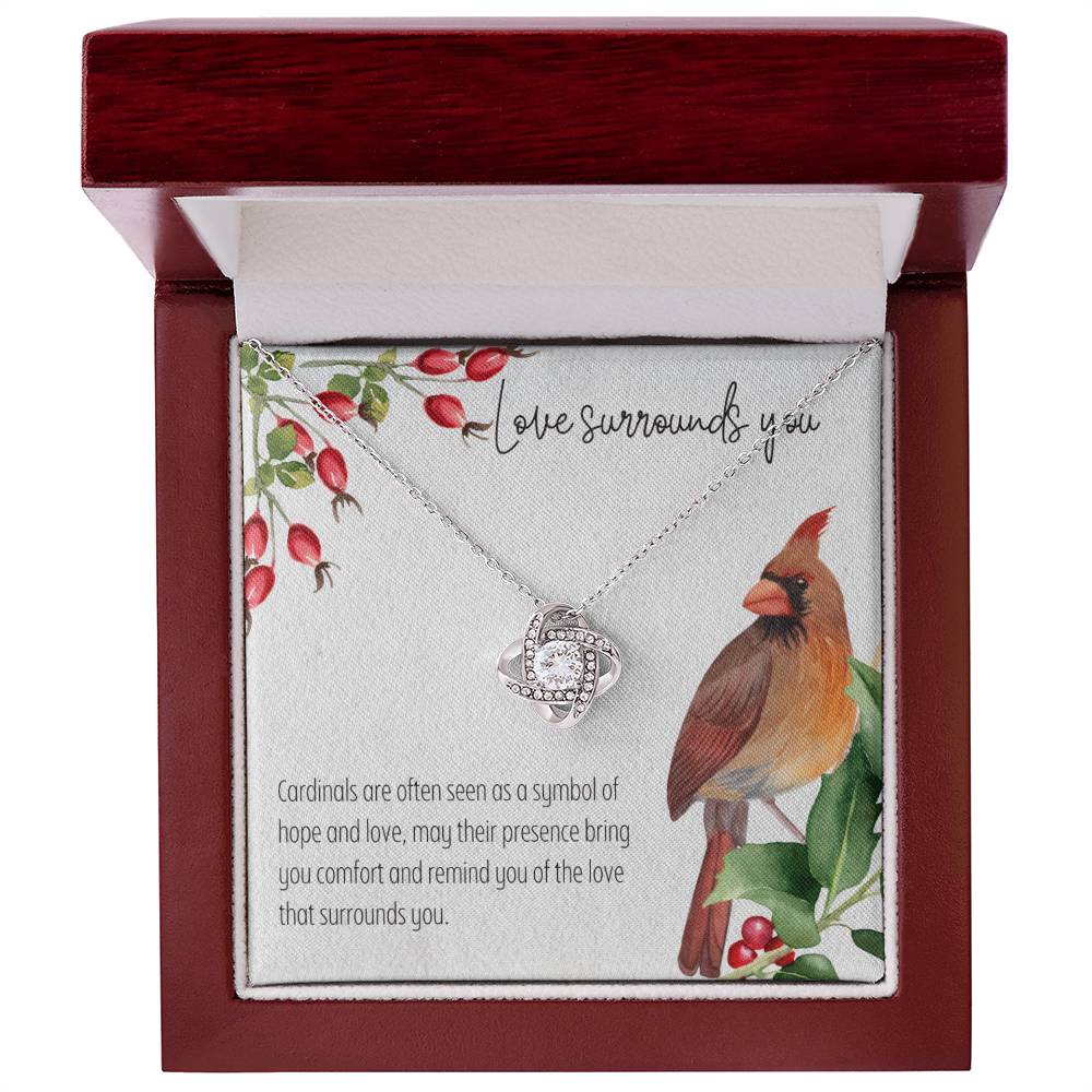 Love Surrounds You Memorial Necklace