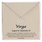 Virgo Sign Necklace