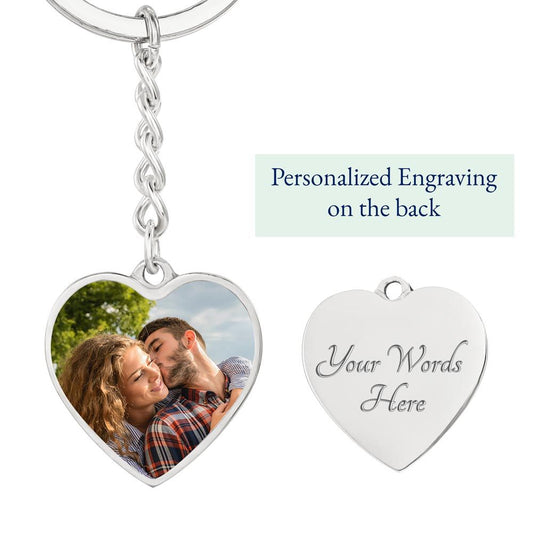 To My Soulmate Personalized Picture Keychain