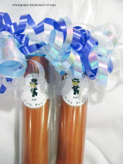 Personalized Candy Cigar: Ring Bearer Proposal Gift
