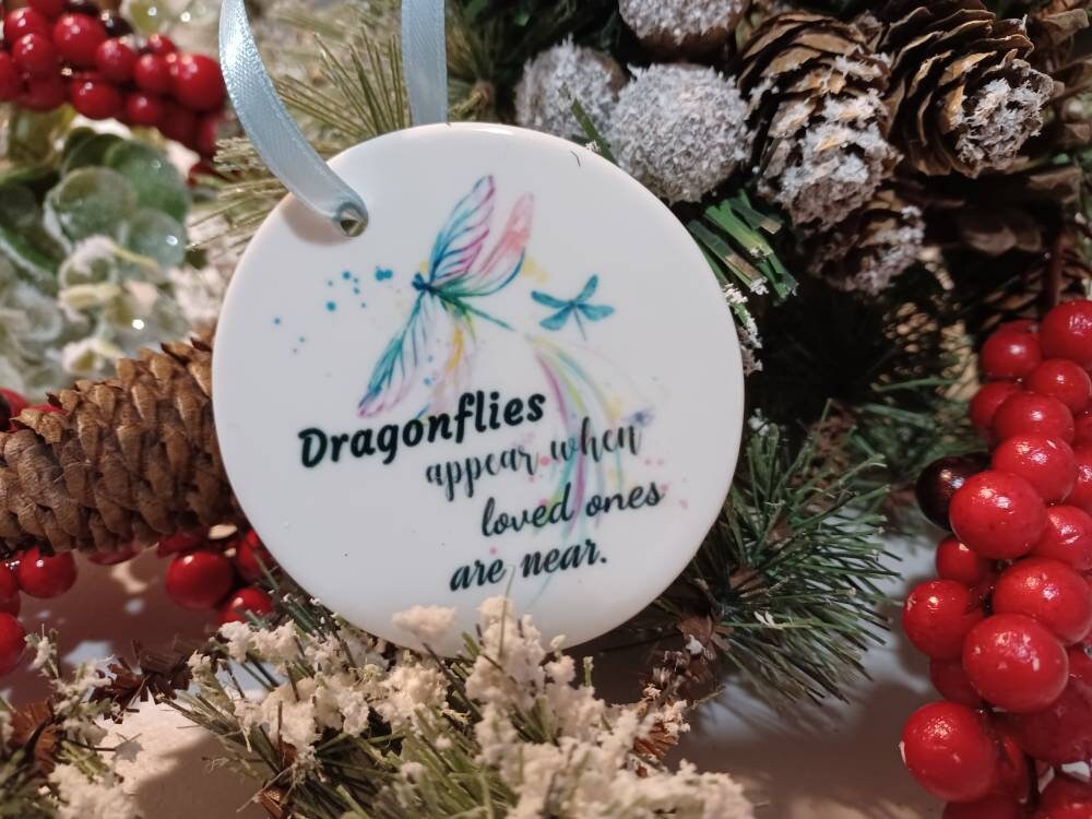 Dragonfly Ornament, In Loving Memory, Sympathy Gift