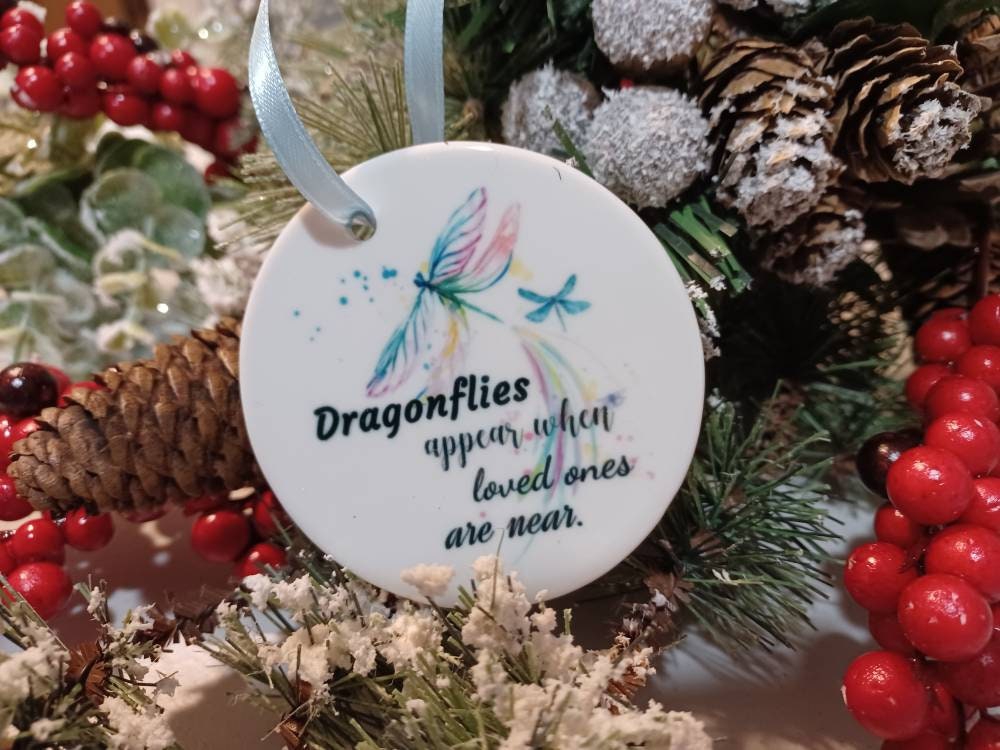 Dragonfly Ornament, In Loving Memory, Sympathy Gift