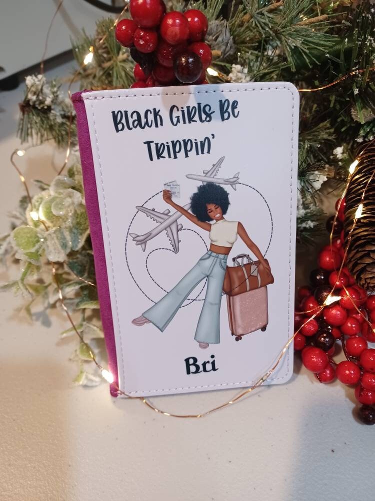 Personalized Passport Cover, Cute Travel Gift