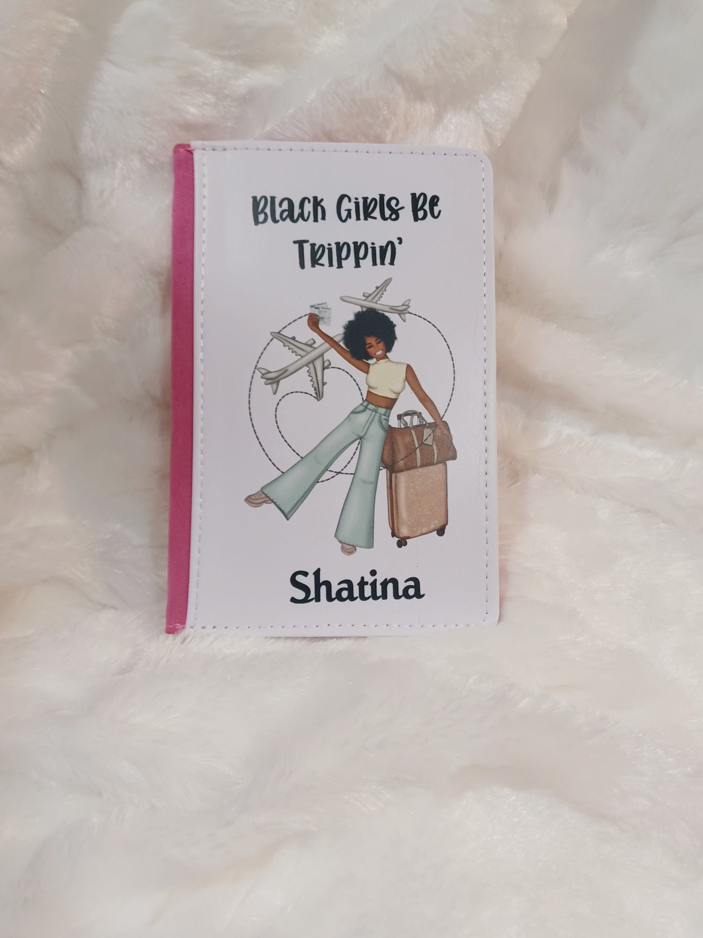 Personalized Passport Covers, Black Girl Magic, Travel Gift, Friend Gift