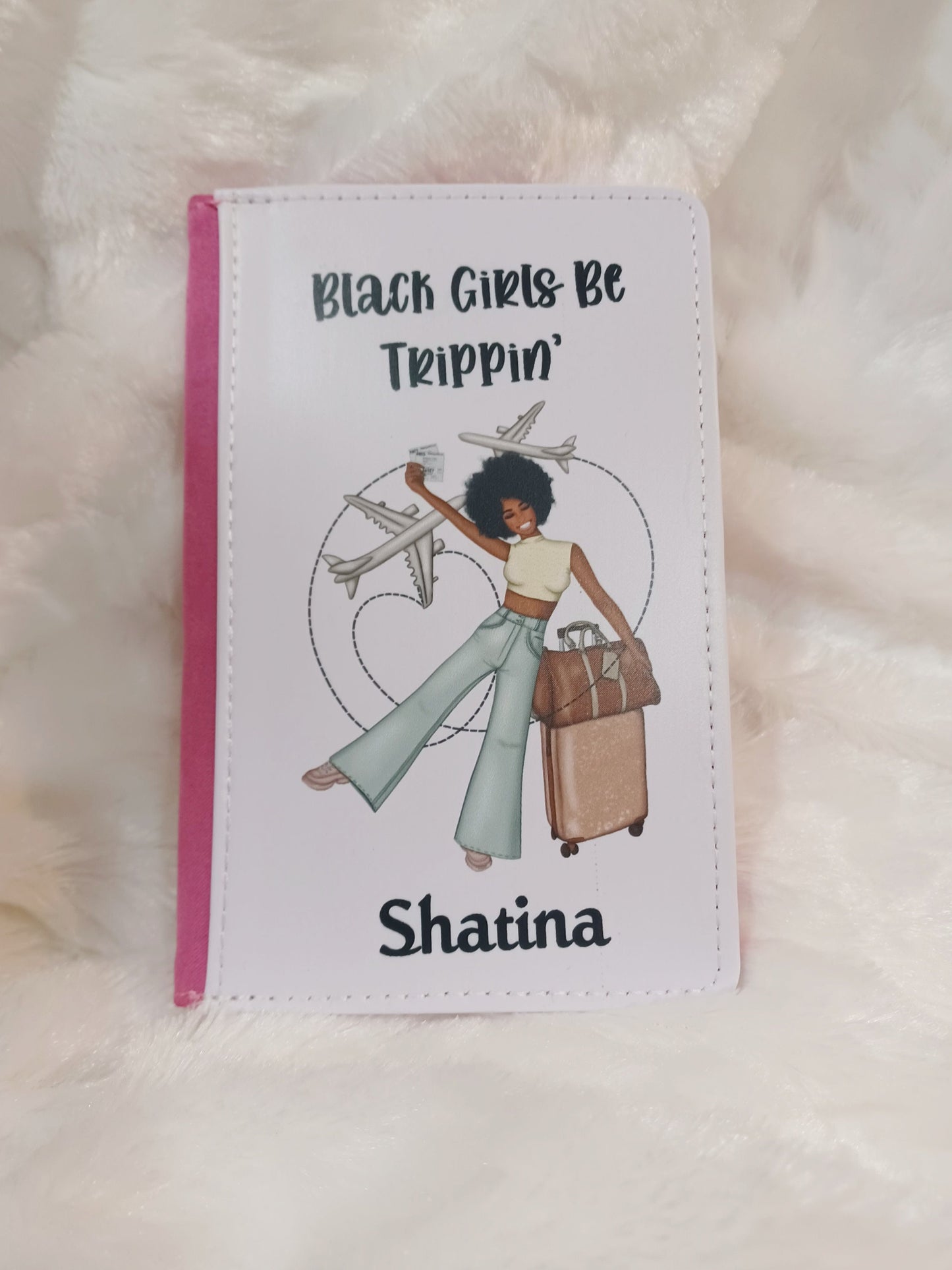 Personalized Passport Covers, Black Girl Magic, Travel Gift, Friend Gift