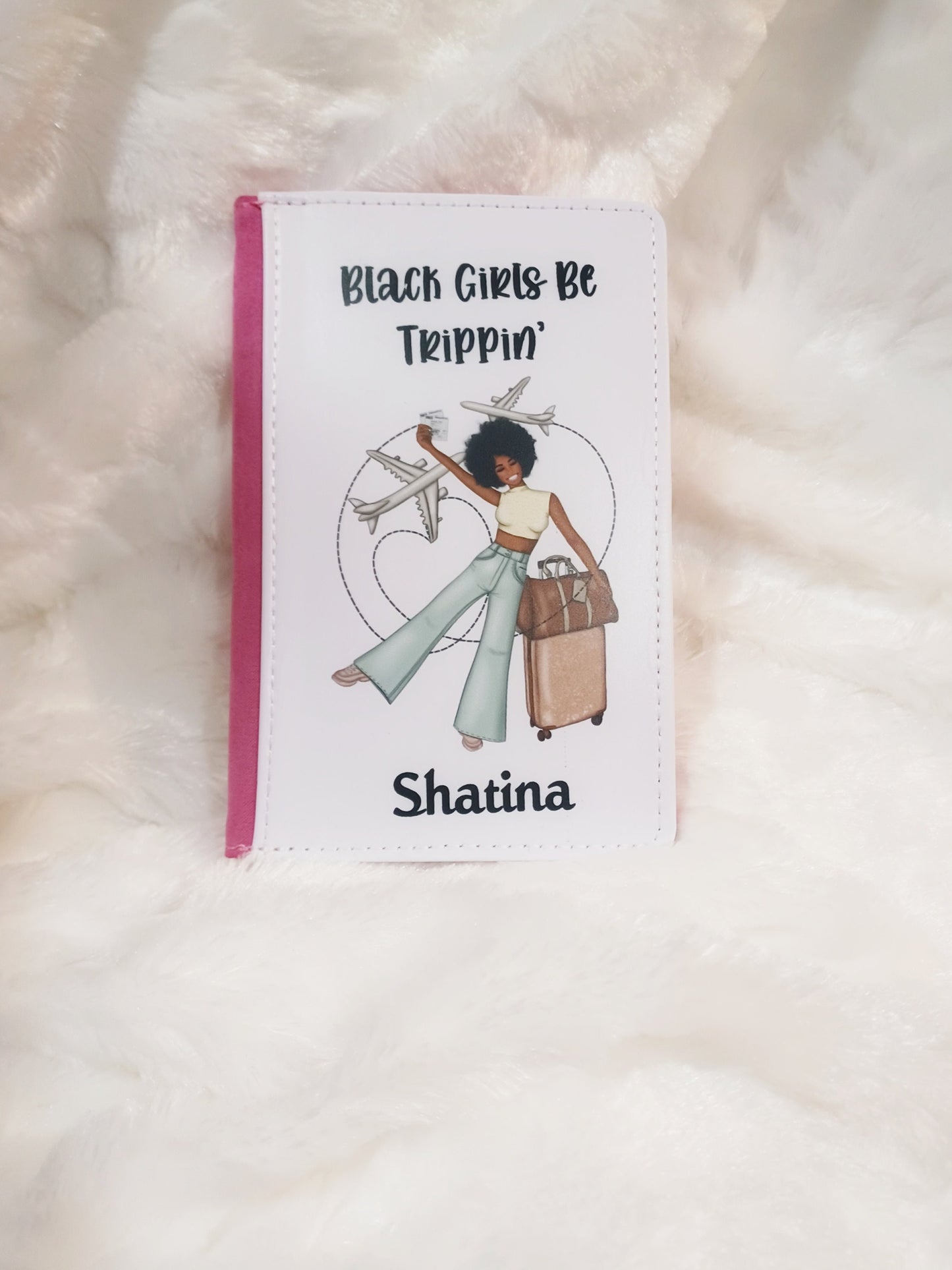 Personalized Passport Covers, Black Girl Magic, Travel Gift, Friend Gift