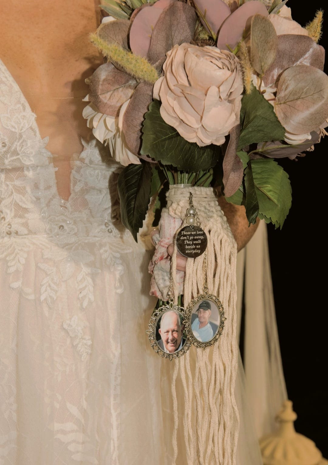 Wedding Bouquet Memorial Charm, Bridal Bouquet, Wedding, Bride Gift