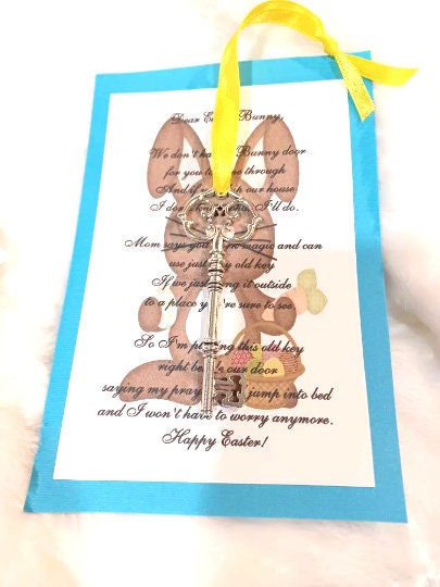 Magical Easter Bunny Kit: Key, Footprint Stencils & Bunny Food - Ultimate Children's Easter Morning Surprise
