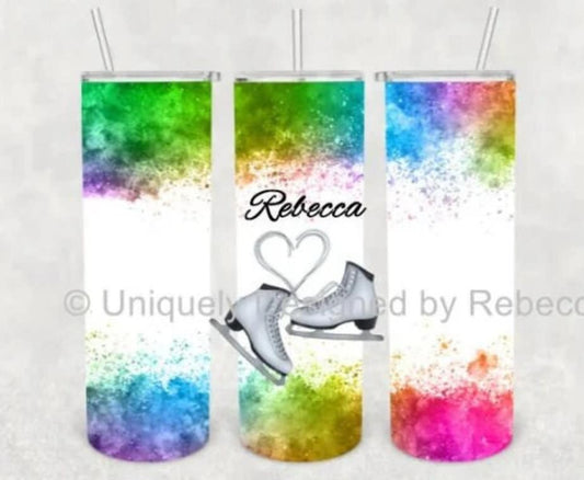Figure Skater, Ice Skater, Figure Skating Tumbler, Competition, Birthday, Daughter Gift