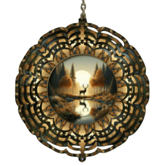 Deer Gift, Wind Spinner, Hunting Gift, Christmas Gift for Dad from Daughter