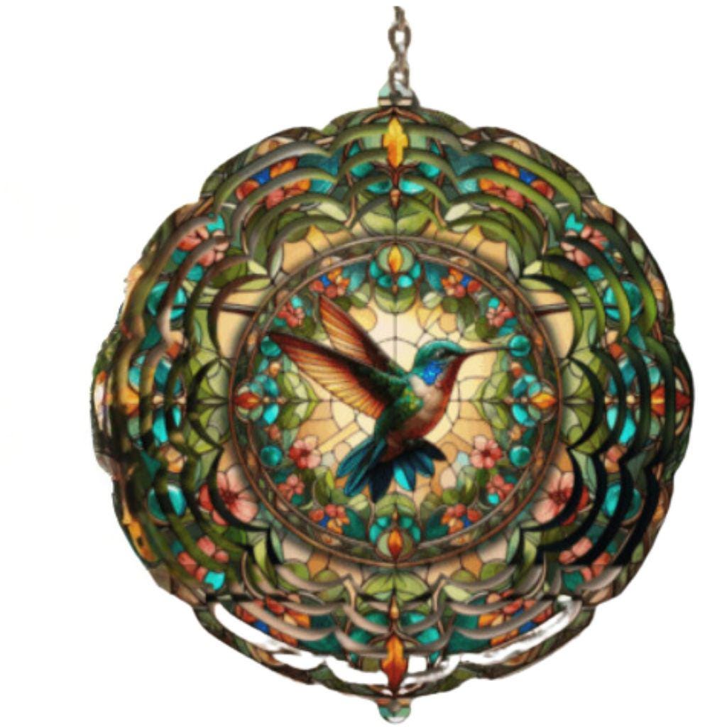 Hummingbird Gift, Hummingbird Wind Spinner, Christmas, Mom Gift