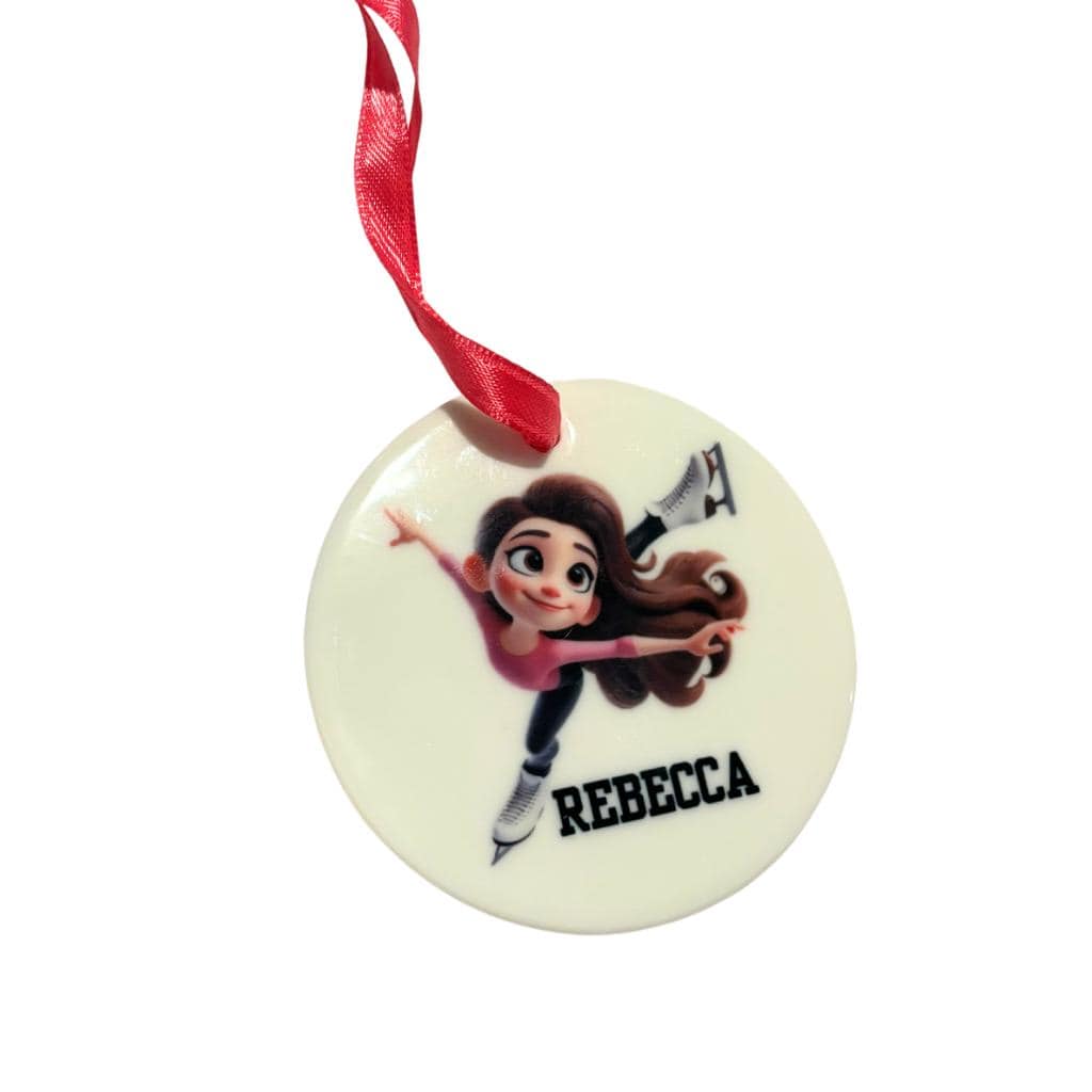 Personalized Figure Skating Ornament, Christmas Gift