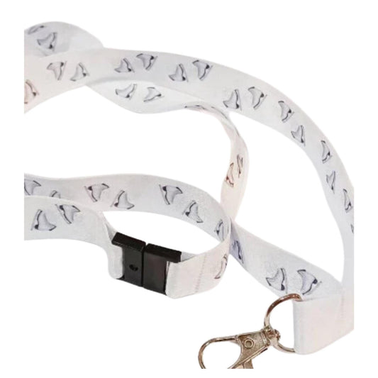 Figure Skates Fabric Lanyard, Coach Gift