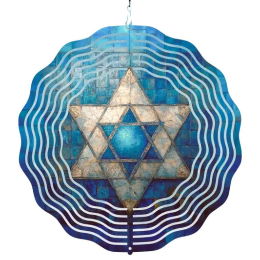 Hanukkah Decorations, Wind Spinner, Happy Hanukkah, Mother-in-law Gift