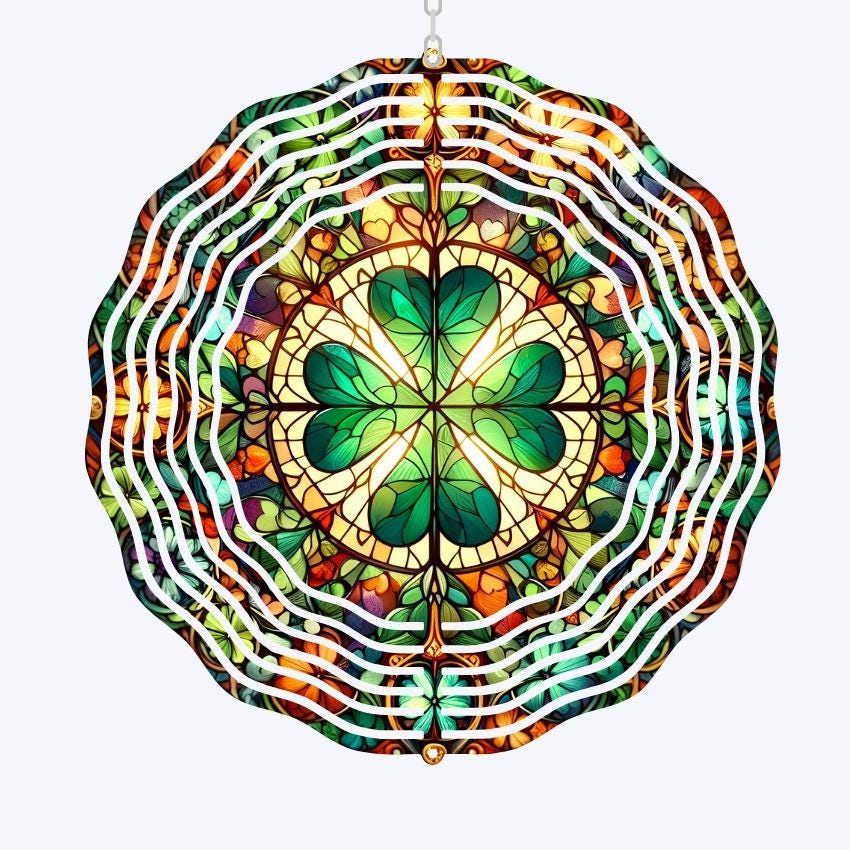 Irish Ornament, Wind Spinner, St Patrick's Day, Mom Gift
