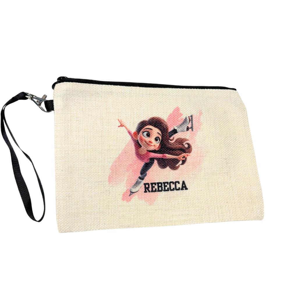 Figure Skating Gift Set, Tumbler, Skate Towel, Makeup Bag, Ice Skater, Birthday, Granddaughter Gift