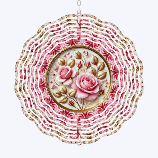 Valentine Decoration, Wind Spinner, Valentines Day, Friend Gift
