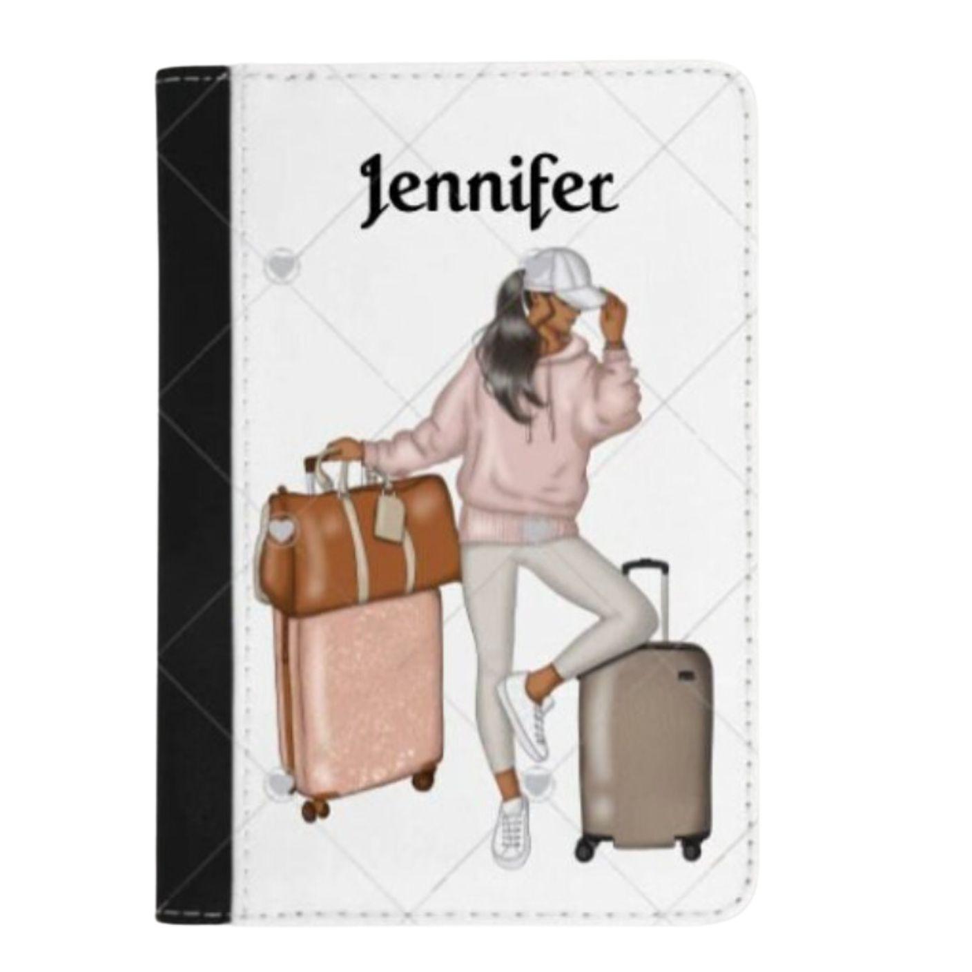 Personalized Passport Cover: Black Girl Magic Traveler Gift