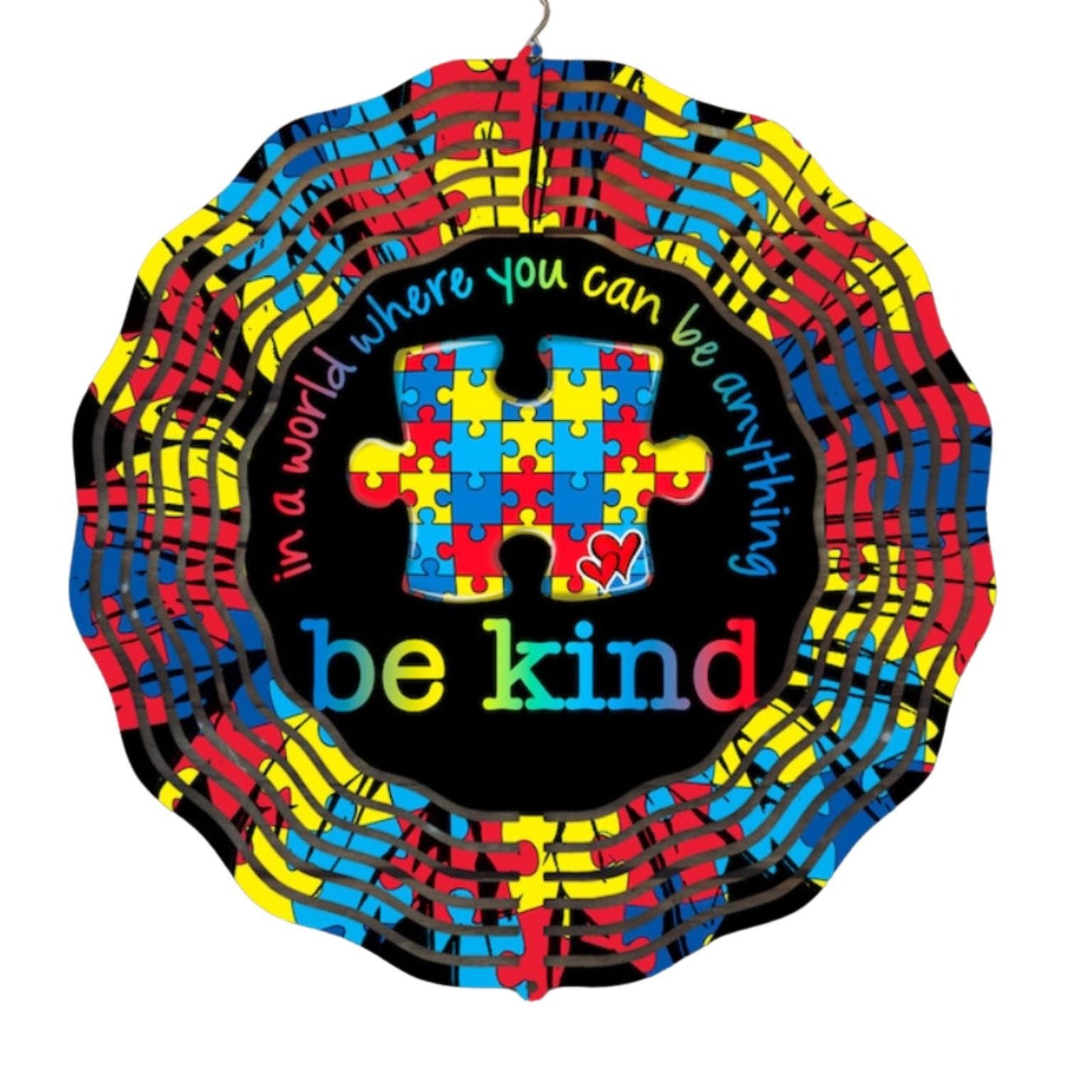 Autism Awareness Decor, Be Kind, Wind Spinner, Teacher Gift