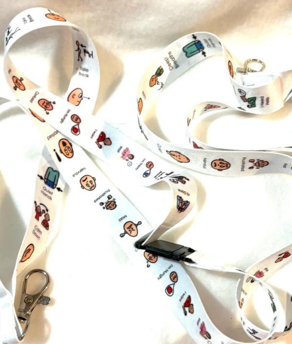 Lanyard, Teacher, Coach, ID Tag, Christmas Coach Gift