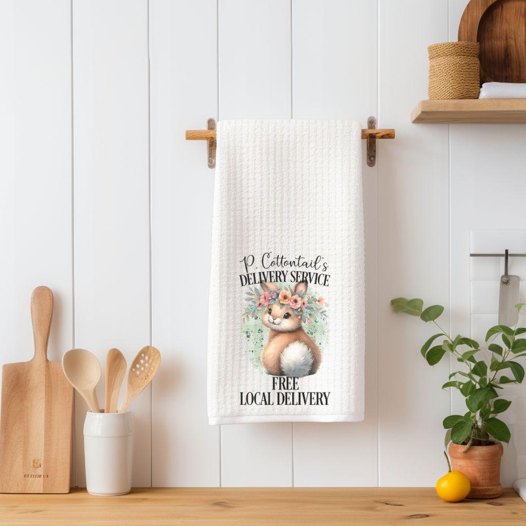 Easter Decor, Kitchen Towels, Easter Towels, Spring, Mom Gift