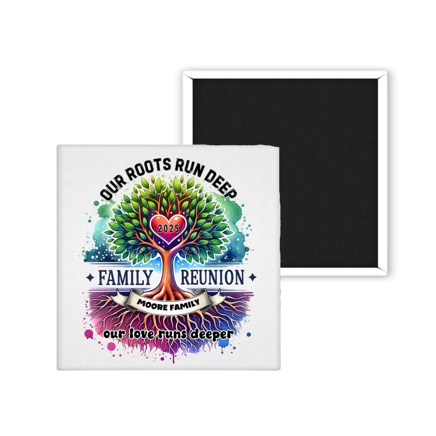 Family Reunion Favor Magnets, Family Reunion, Party Favors, Personalized, Family Member Gifts