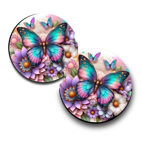 Butterfly Car Coasters, Birthday, Daughter Gift