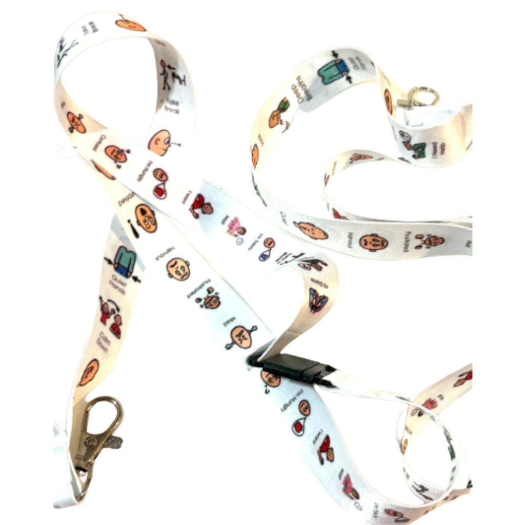 Visual Communication Teacher Lanyard, Breakaway Safety Clasp