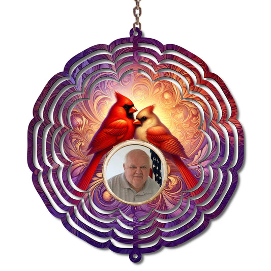 Cardinal Memorial Wind Spinner, Bereavement Gift, Sympathy, Friend Gift