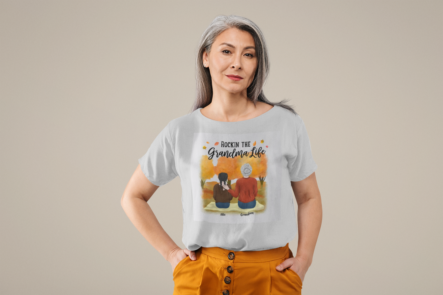 Rockin the Grandma Life Autumn T-Shirt